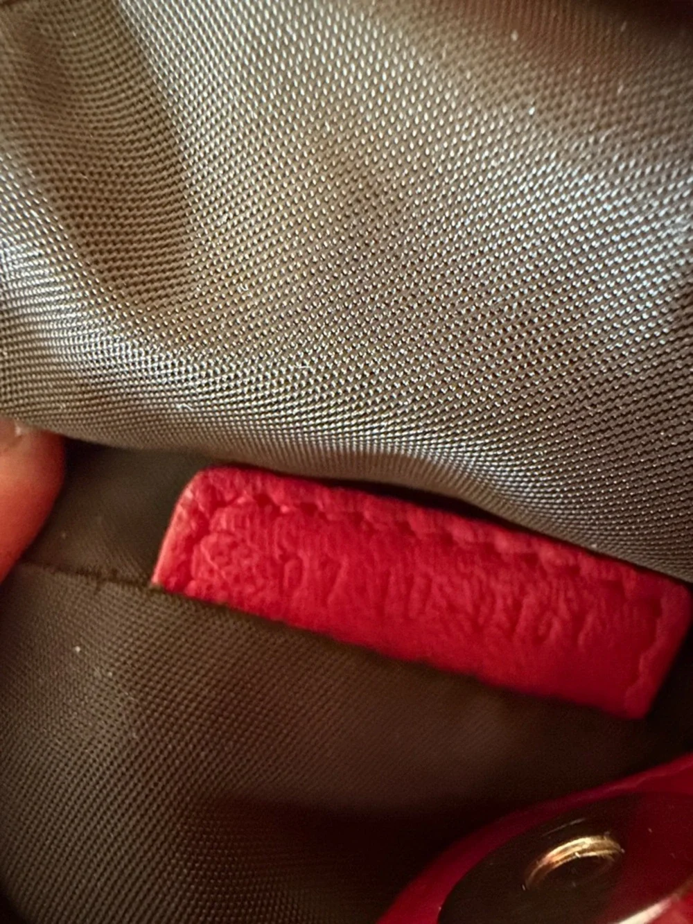 Christian Dior Red Gaufre Cannage Delices Mini Bag - Picture 7 of 14